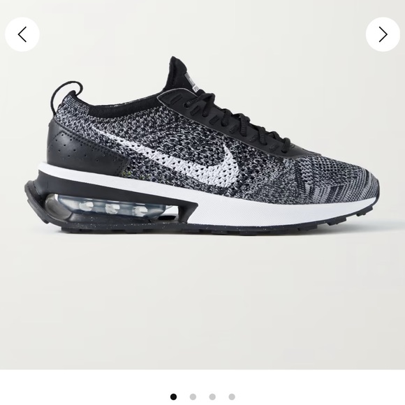 New with tags and box NIKE
Air Max Racer leather-trimmed Flyknit sneakers - Picture 2 of 11